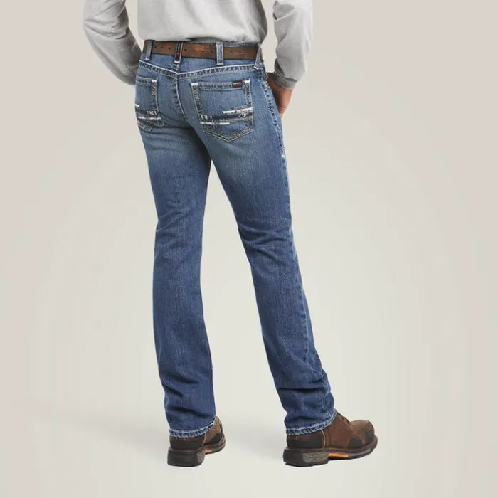Denim Men Ariat FR M7 Slim DuraStretch Adkins Stackable Straight Leg Jean Slate Denim Men Ariat FR M7 Slim DuraStretch Adkins Stackable Straight Leg Jean Slate