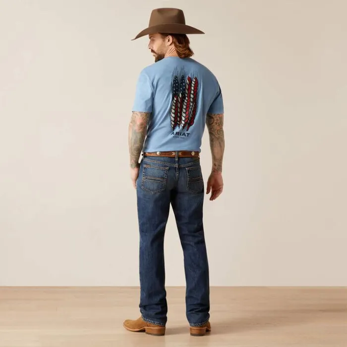 Denim Men Ariat M2 Traditional Relaxed Marty Boot Cut Jean Prescott Denim Men Ariat M2 Traditional Relaxed Marty Boot Cut Jean Prescott