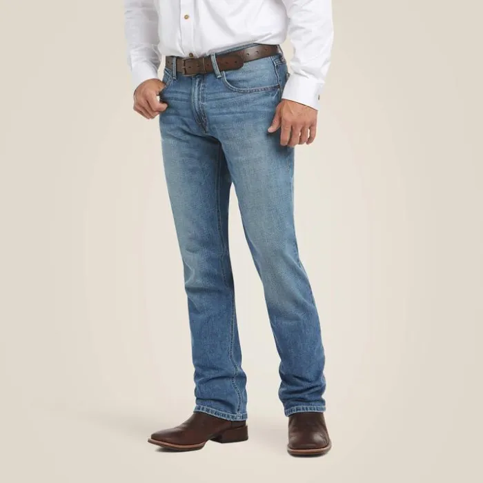 Denim Men Ariat M4 Low Rise Stretch Legacy Stackable Straight Leg Jean Sawyer Denim Men Ariat M4 Low Rise Stretch Legacy Stackable Straight Leg Jean Sawyer