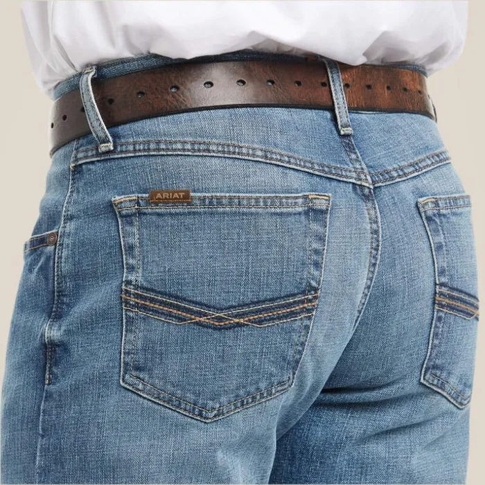 Denim Men Ariat M4 Low Rise Stretch Legacy Stackable Straight Leg Jean Sawyer Denim Men Ariat M4 Low Rise Stretch Legacy Stackable Straight Leg Jean Sawyer