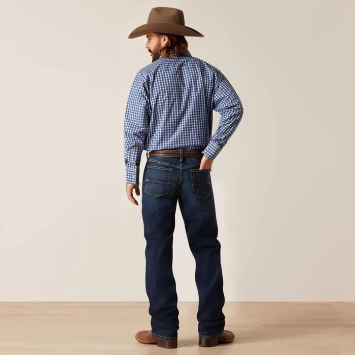 Denim Men Ariat M4 Relaxed Dustin Boot Cut Jean Drake Denim Men Ariat M4 Relaxed Dustin Boot Cut Jean Drake
