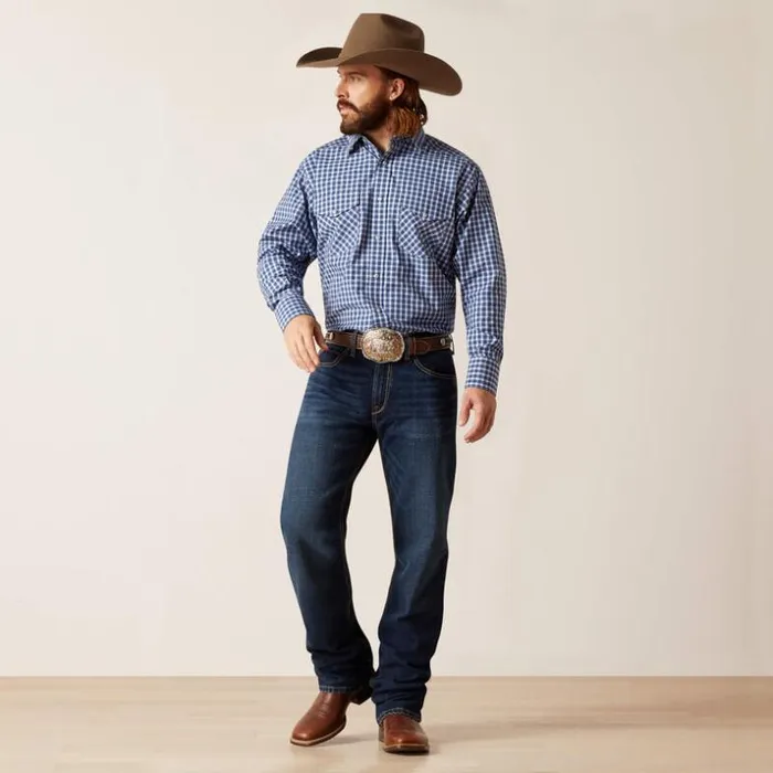 Denim Men Ariat M4 Relaxed Dustin Boot Cut Jean Drake Denim Men Ariat M4 Relaxed Dustin Boot Cut Jean Drake