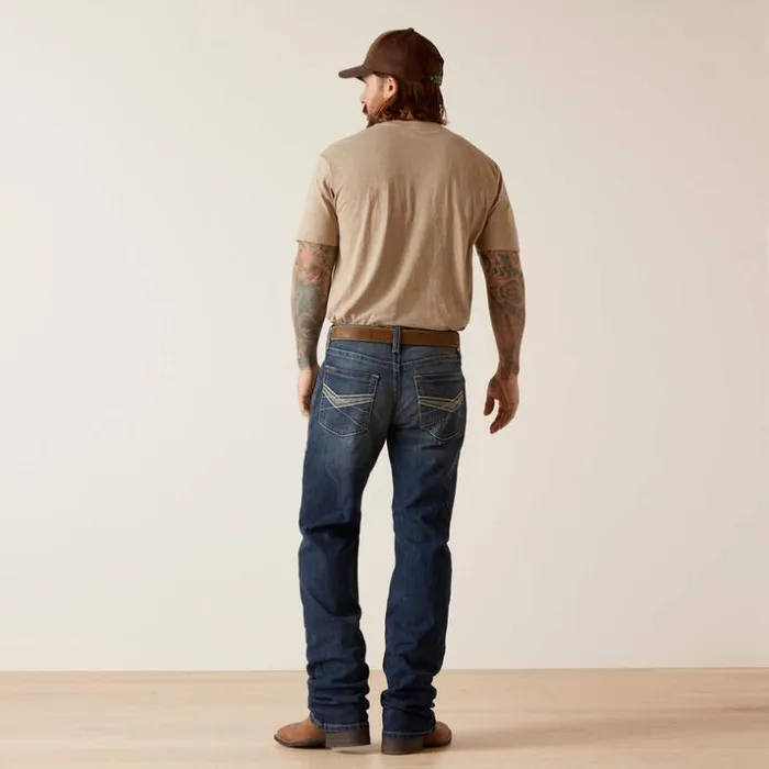 Denim Men Ariat M4 Relaxed Handley Boot Cut Jean Bixby