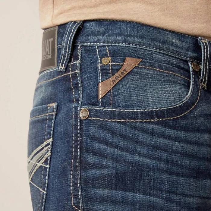 Denim Men Ariat M4 Relaxed Handley Boot Cut Jean Bixby