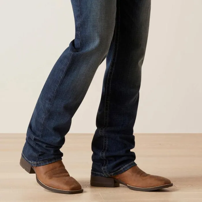 Denim Men Ariat M4 Relaxed Handley Boot Cut Jean Bixby