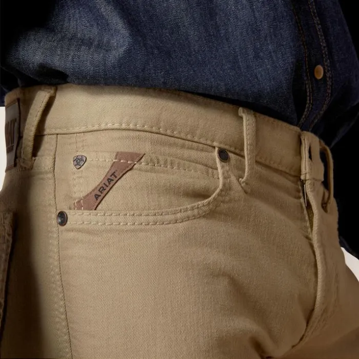Denim Men Ariat M7 Grizzly Straight Jean Dark Khaki