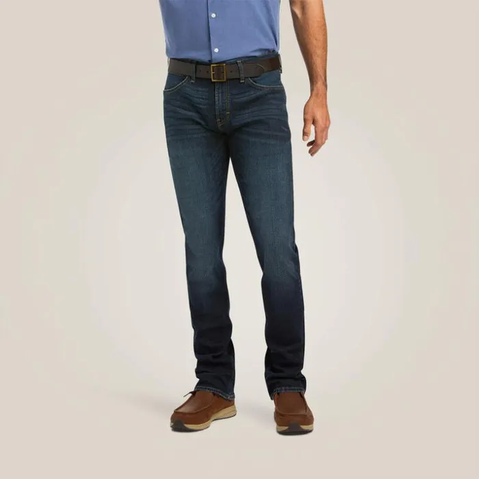 Denim Men Ariat M7 Slim Premium Straight Jean Asmu Michigan