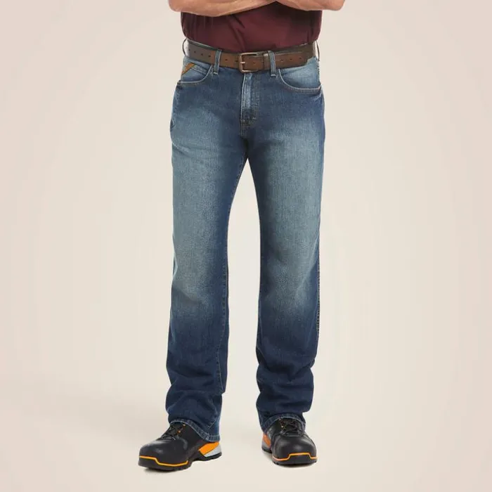 Denim Men Ariat Rebar M3 Loose DuraStretch Basic Stackable Straight Leg Jean Sierra Denim Men Ariat Rebar M3 Loose DuraStretch Basic Stackable Straight Leg Jean Sierra
