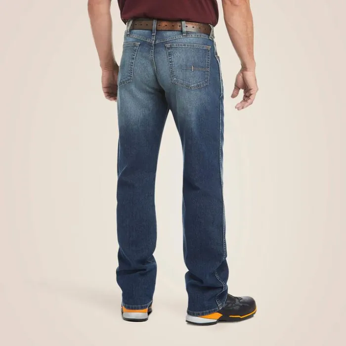 Denim Men Ariat Rebar M3 Loose DuraStretch Basic Stackable Straight Leg Jean Sierra Denim Men Ariat Rebar M3 Loose DuraStretch Basic Stackable Straight Leg Jean Sierra
