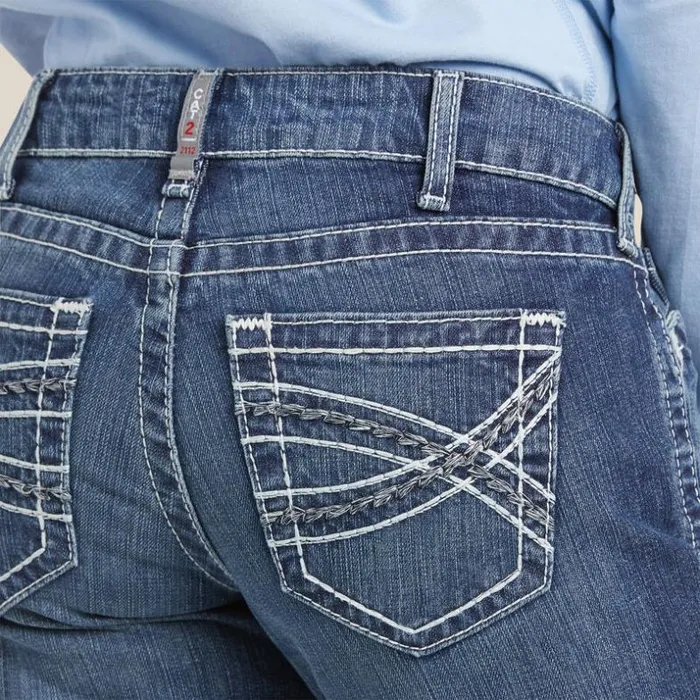 Denim Women Ariat FR DuraStretch Entwined Boot Cut Jean Oceanside