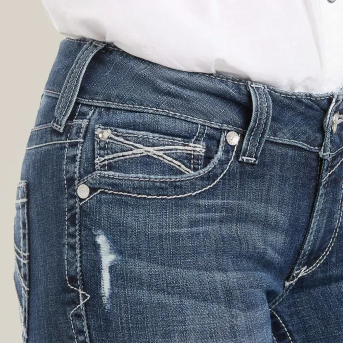 Denim Women Ariat REAL Mid Rise Arrow Gianna Straight Jean Stryker Denim Women Ariat REAL Mid Rise Arrow Gianna Straight Jean Stryker
