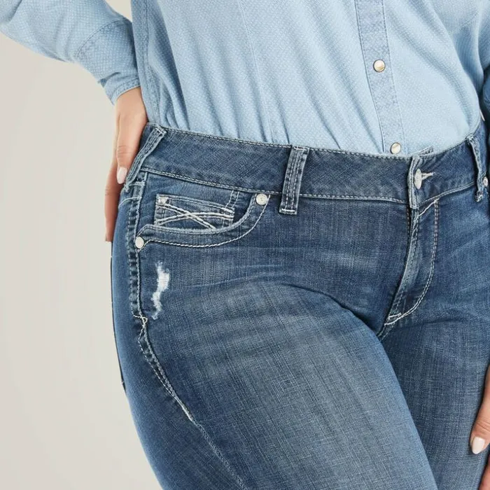 Denim Women Ariat REAL Mid Rise Arrow Gianna Straight Jean Stryker Denim Women Ariat REAL Mid Rise Arrow Gianna Straight Jean Stryker