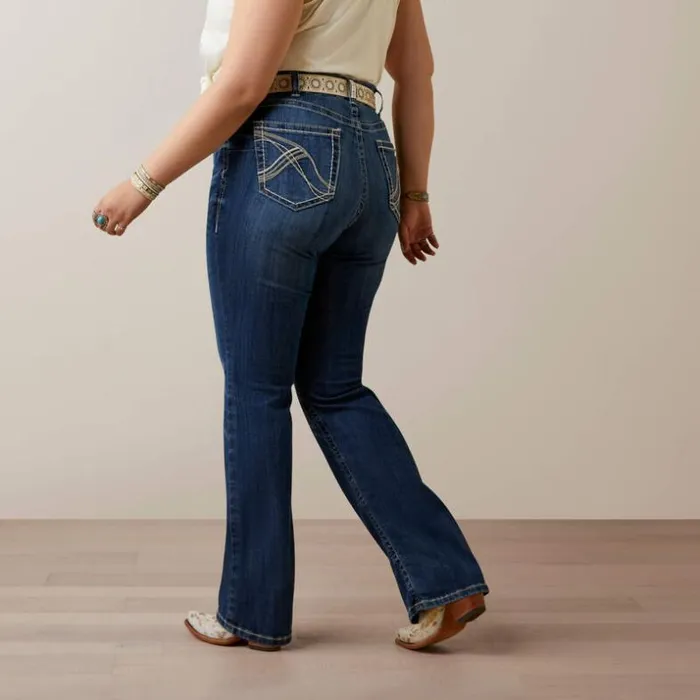 Denim Women Ariat REAL Mid Rise Miriam Boot Cut Jean Irvine