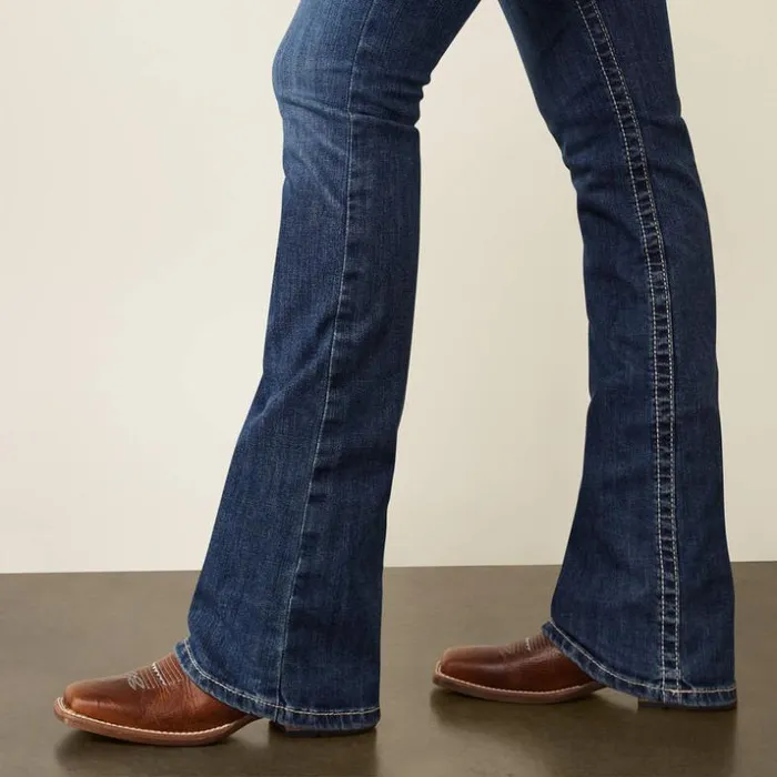 Denim Women Ariat REAL Mid Rise Miriam Boot Cut Jean Irvine