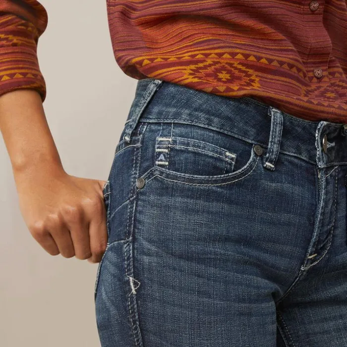 Denim Women Ariat REAL Perfect Rise Madyson Straight Jean Arkansas Denim Women Ariat REAL Perfect Rise Madyson Straight Jean Arkansas