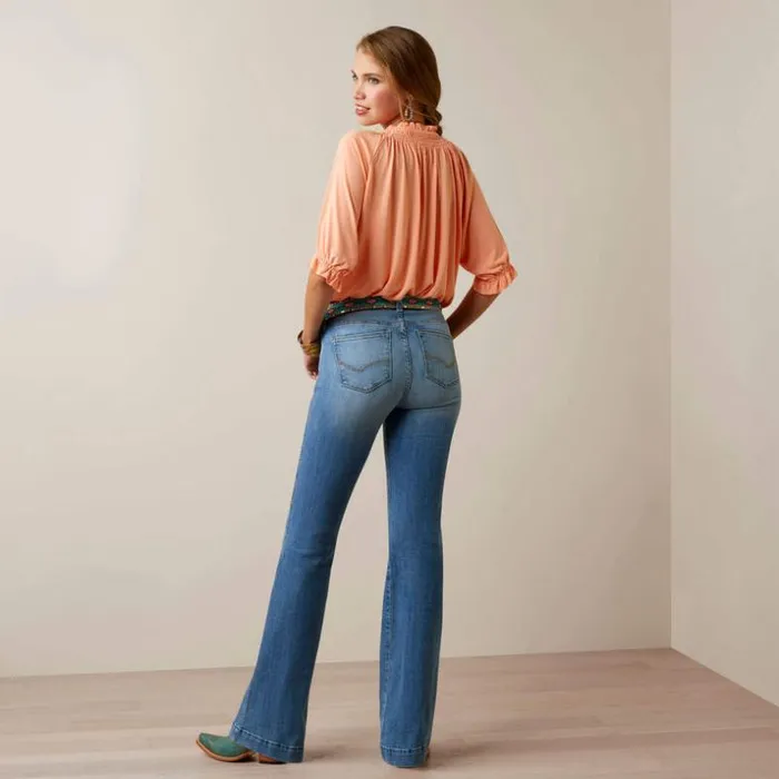 Denim Women Ariat Slim Trouser Noelle Wide Leg Jean Oakland Denim Women Ariat Slim Trouser Noelle Wide Leg Jean Oakland