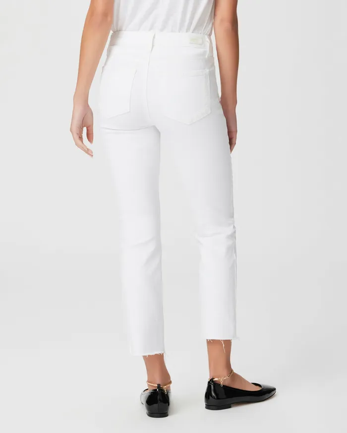 Denim Women Cindy Crop Straight Jean 8211 Crisp White PAIGE Denim Women Cindy Crop Straight Jean 8211 Crisp White PAIGE