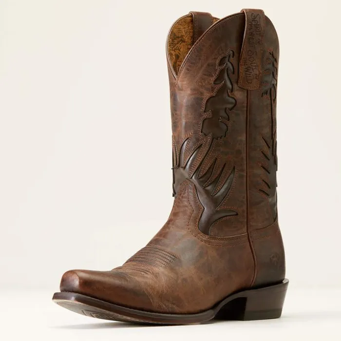 Dress and Fashion Boots Men Ariat High Stepper Sendero Western Boot Pecan Brown Dress and Fashion Boots Men Ariat High Stepper Sendero Western Boot Pecan Brown