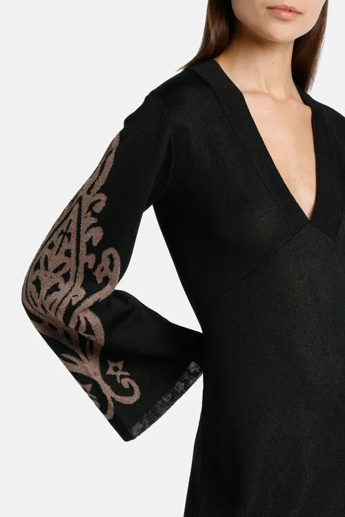 Dresses and Jumpsuits Luisa Spagnoli Women Colognola Colognola BlackTobacco Dresses and Jumpsuits Luisa Spagnoli Women Colognola Colognola BlackTobacco