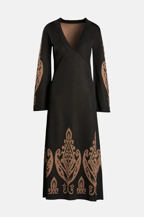 Dresses and Jumpsuits Luisa Spagnoli Women Colognola Colognola BlackTobacco Dresses and Jumpsuits Luisa Spagnoli Women Colognola Colognola BlackTobacco