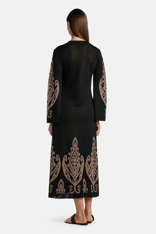 Dresses and Jumpsuits Luisa Spagnoli Women Colognola Colognola BlackTobacco Dresses and Jumpsuits Luisa Spagnoli Women Colognola Colognola BlackTobacco
