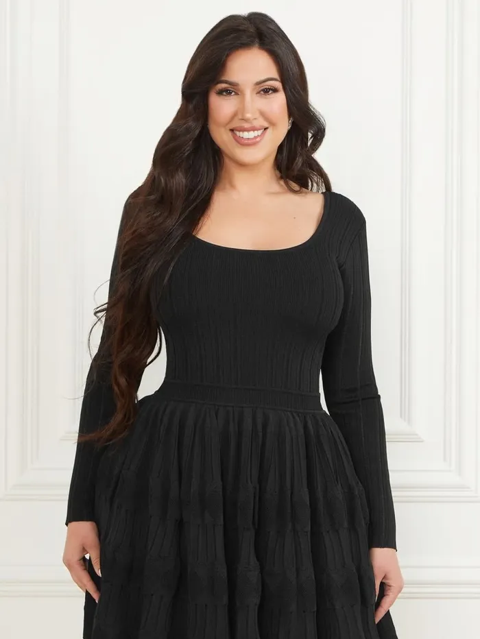 Dresses and Jumpsuits Tempo Sweater Dress Black GUESS Women