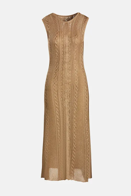 Dresses and Jumpsuits Women Luisa Spagnoli Canape Canape Camel Dresses and Jumpsuits Women Luisa Spagnoli Canape Canape Camel