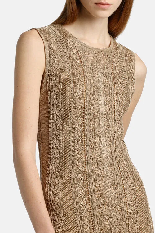 Dresses and Jumpsuits Women Luisa Spagnoli Canape Canape Camel Dresses and Jumpsuits Women Luisa Spagnoli Canape Canape Camel