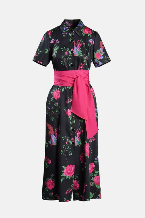 Dresses and Jumpsuits Women Pratolina Pratolina BlackFuchsia Luisa Spagnoli