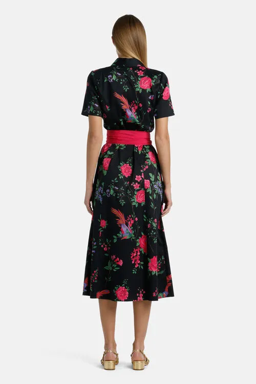 Dresses and Jumpsuits Women Pratolina Pratolina BlackFuchsia Luisa Spagnoli