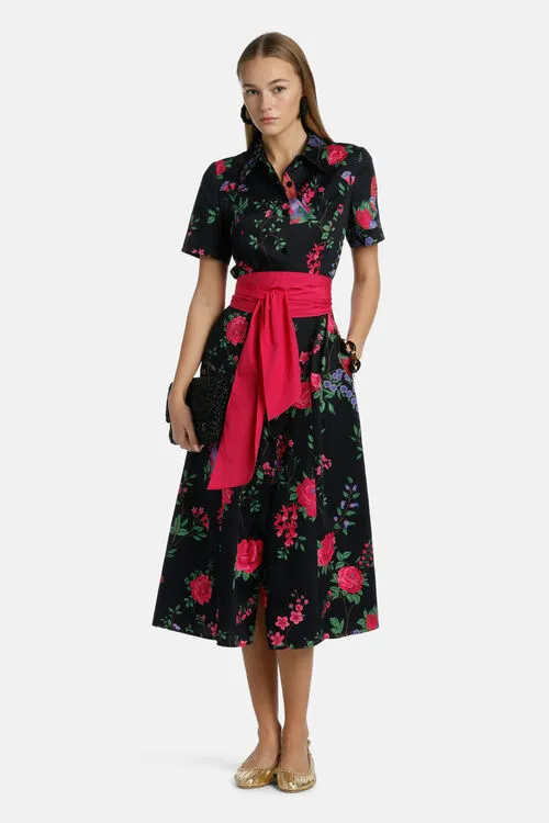 Dresses and Jumpsuits Women Pratolina Pratolina BlackFuchsia Luisa Spagnoli