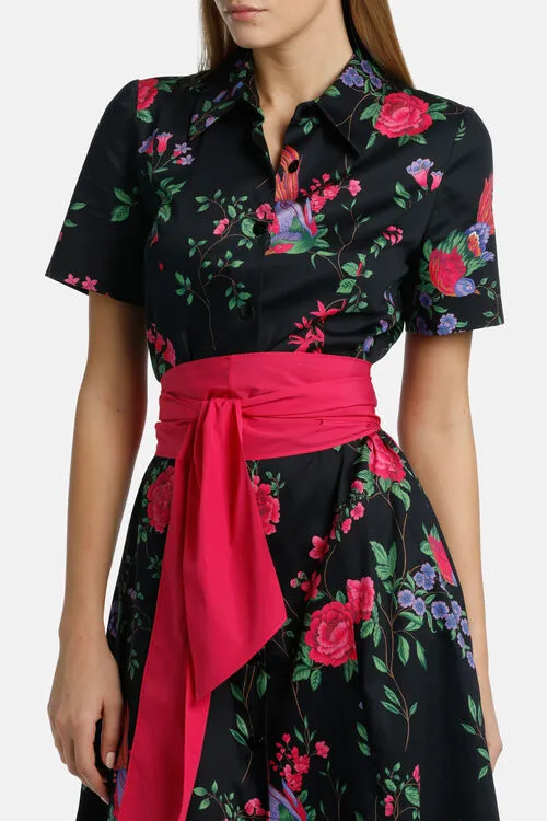 Dresses and Jumpsuits Women Pratolina Pratolina BlackFuchsia Luisa Spagnoli