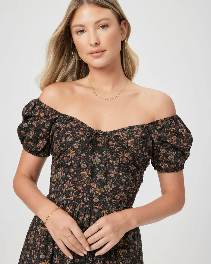 Dresses Women Otienne Dress 8211 Black Multi PAIGE Dresses Women Otienne Dress 8211 Black Multi PAIGE
