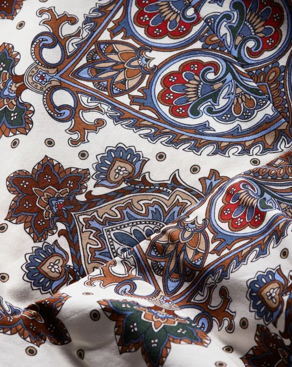 Drey KaleidoscopePrint Top Offwhite Multi Women Veronica Beard Tops Drey KaleidoscopePrint Top Offwhite Multi Women Veronica Beard Tops