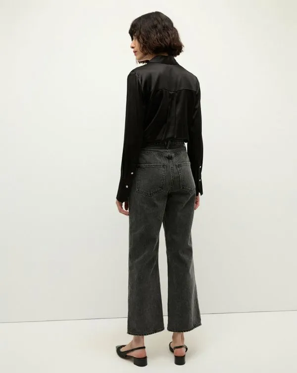 Dylan RhinestoneStripe StraightLeg Jean Stoned Washed Onyx Women Veronica Beard Jeans Dylan RhinestoneStripe StraightLeg Jean Stoned Washed Onyx Women Veronica Beard Jeans