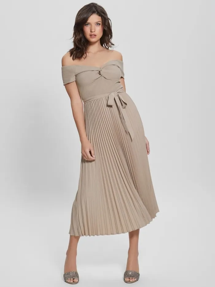 Eco Erynn Belted Dress Summer Clay Dresses and Jumpsuits GUESS Women