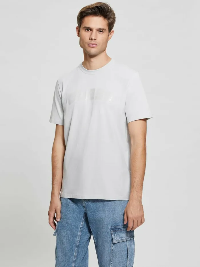 Eco Gaston Logo Tee Marble Grey TShirts and Tanks GUESS Men Eco Gaston Logo Tee Marble Grey TShirts and Tanks GUESS Men