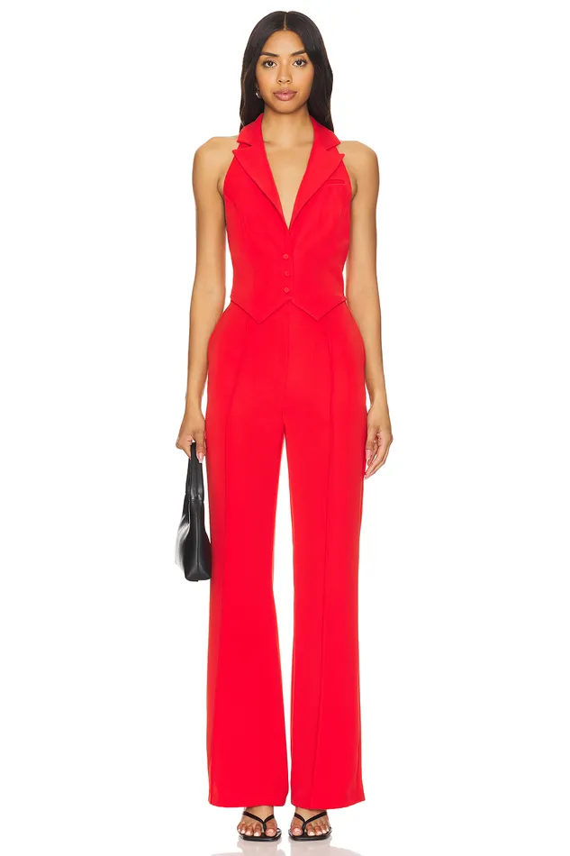 Elena Jumpsuit Red Women Lovers and Friends Jumpsuits