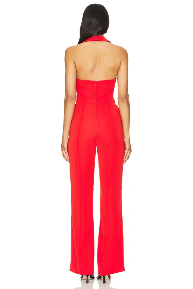 Elena Jumpsuit Red Women Lovers and Friends Jumpsuits Elena Jumpsuit Red Women Lovers and Friends Jumpsuits