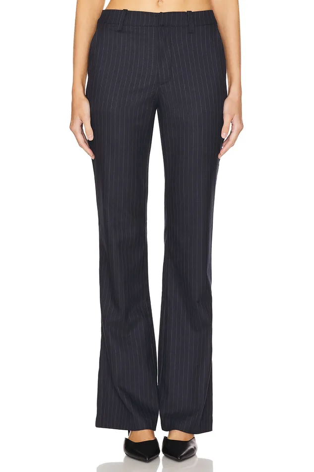 Elodie Pant Grey Pinstripe Women Lovers and Friends Pants