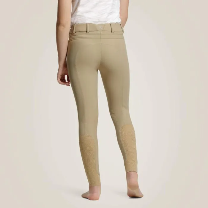 English Riding Kids Ariat Tri Factor EQ Grip Knee Patch Breech Tan English Riding Kids Ariat Tri Factor EQ Grip Knee Patch Breech Tan
