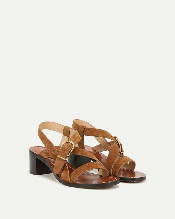 Etta Suede Sandal Hazelwood Women Veronica Beard Shoes Etta Suede Sandal Hazelwood Women Veronica Beard Shoes
