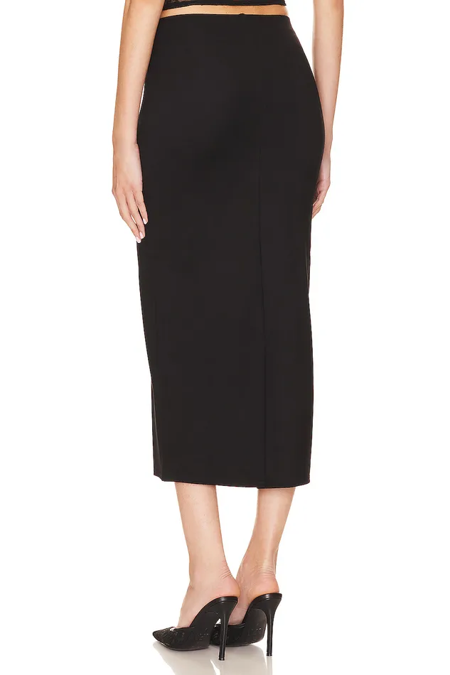 Fabienne Midi Skirt Black Women Lovers and Friends Skirts Fabienne Midi Skirt Black Women Lovers and Friends Skirts