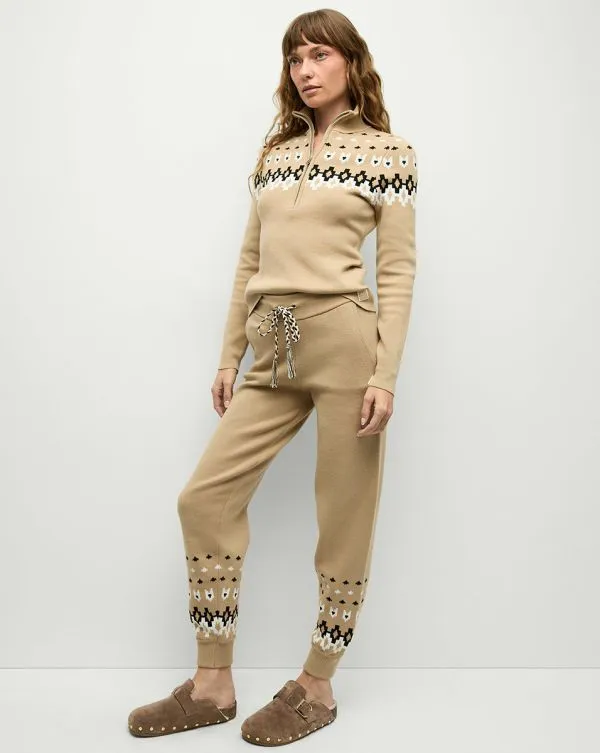 Fairbanks JoJo Knit Jogger Khaki Women Veronica Beard Pants Fairbanks JoJo Knit Jogger Khaki Women Veronica Beard Pants