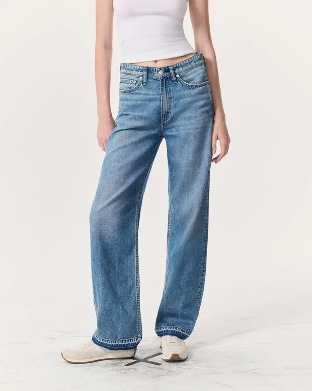 FeatherweightWideLeg and BarrelJeans Women rag and bone Featherweight Logan WideLeg Jeans Orian