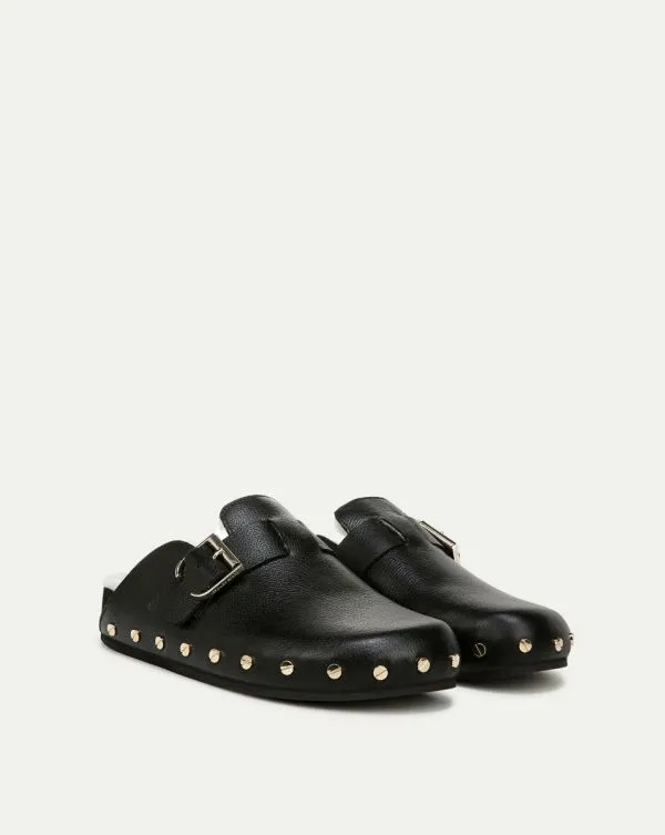 Fern Shearling Clog Black Women Veronica Beard Shoes Fern Shearling Clog Black Women Veronica Beard Shoes