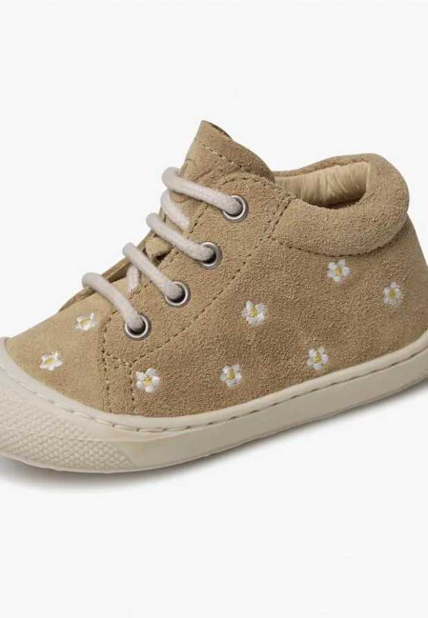 Flat Shoes Kids Naturino NATURINO COCOON EMBRDAISIES Beige Flat Shoes Kids Naturino NATURINO COCOON EMBRDAISIES Beige