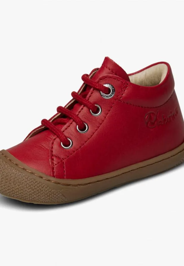 Flat Shoes Kids Naturino NATURINO COCOON Redbrown Flat Shoes Kids Naturino NATURINO COCOON Redbrown