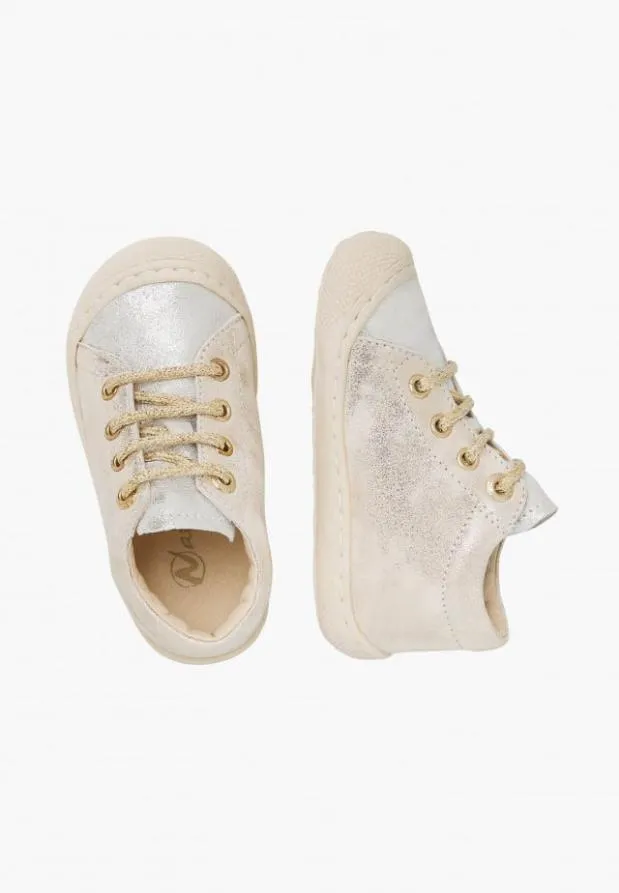 Flat Shoes Kids Naturino NATURINO COCOON Silver Flat Shoes Kids Naturino NATURINO COCOON Silver