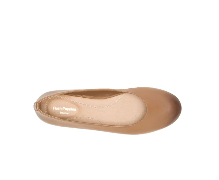 Flats and SlipOns Kendal Ballet Perfect Fit Tan Leather 8211 Hush Puppies Women Flats and SlipOns Kendal Ballet Perfect Fit Tan Leather 8211 Hush Puppies Women